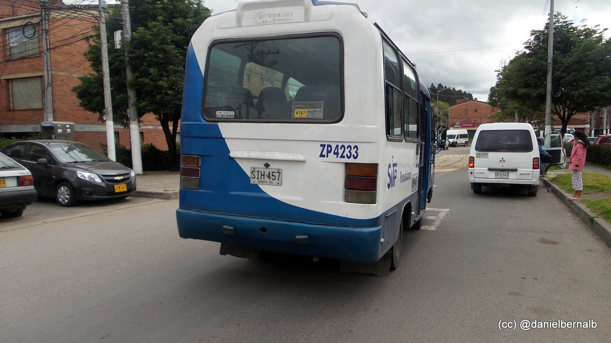 Medición de calidad del aire en un Sitp provisional, un colectivo viejo