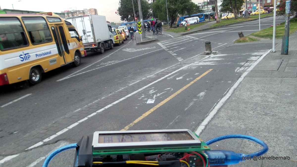Medición en bicicleta