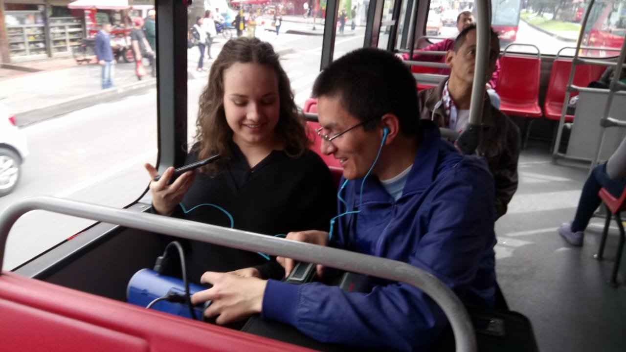 Monitoreo con DustTrack en Transmilenio