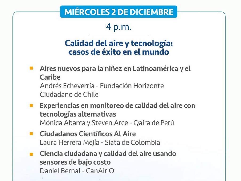 Ciclo de conferencias #CiudadesConAireLimpio de la Municipalidad de Lima, Perú