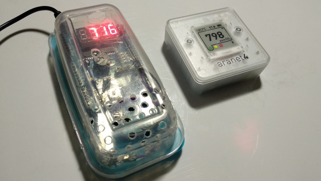 Pruebas con sensores de CO2 de bajo costo: SenseAir S8, misma marca del Aranet4