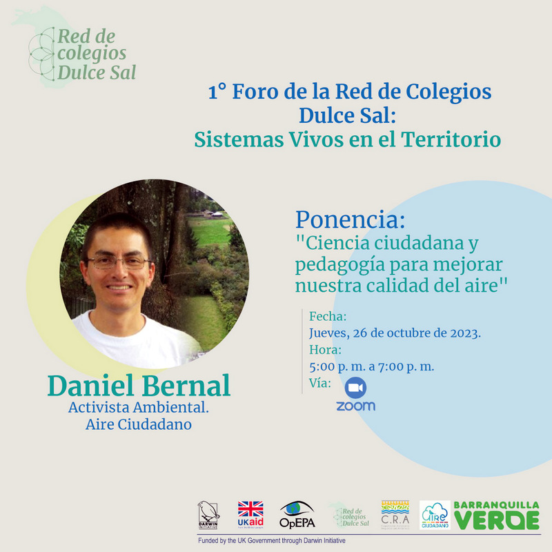 Conferencia: Ciencia ciudadana y pedagogía para mejorar nuestra calidad del aire