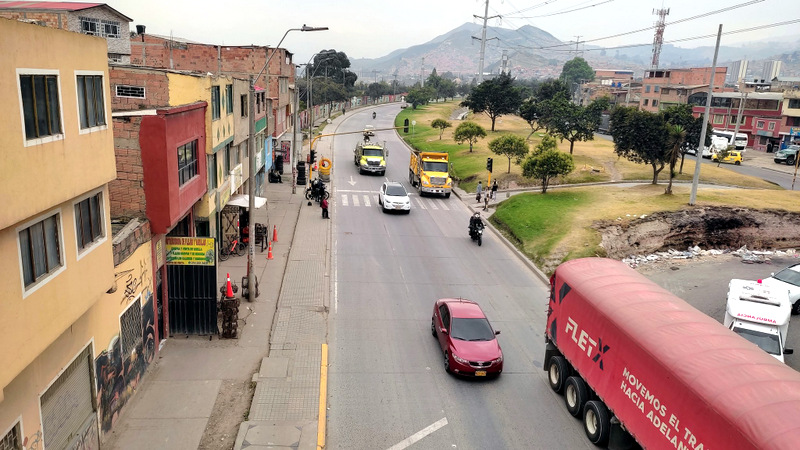 Visita la barrio México, Bogotá dónde realizamos un estudio de tráfico con sensores AireCiudadano