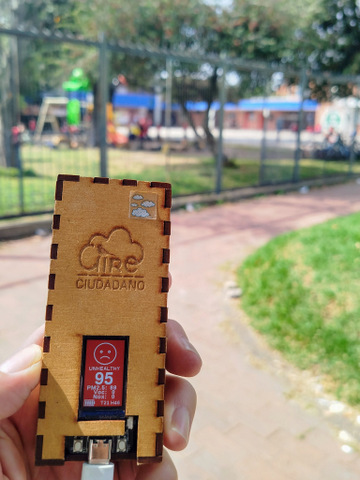 Reporte mala calidad del aire en Bogotá y colegios